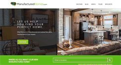 Desktop Screenshot of manufacturedhomes.com