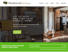 Tablet Screenshot of manufacturedhomes.com